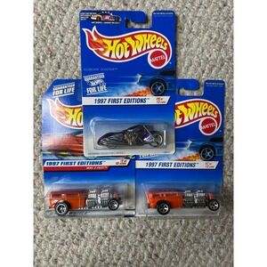 Hot Wheels 1997‎ First Editions Diecast Way 2 Fast Scorch'n Scooter, #514,#519